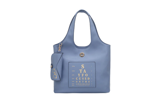BORSA FOCUS CON PORTAOCCHIALI APPLICATO -  LE PANDORINE