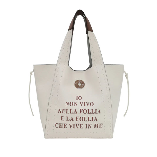 SACCA LOLA CON BORCHIE E SCRITTE - LE PANDORINE