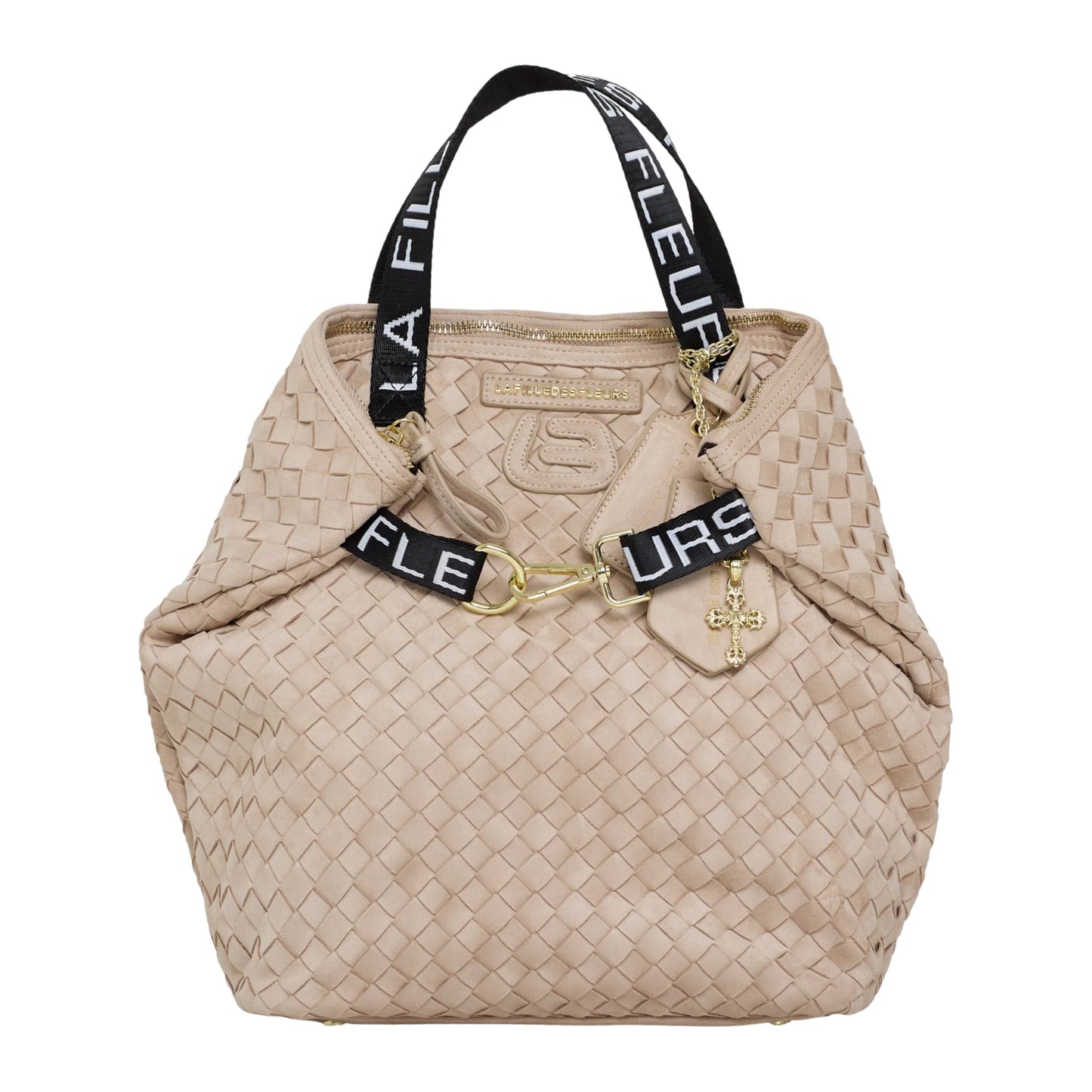 ZAINO INTRECCIATO IN SUEDE - LA FILLE DES FLEURS