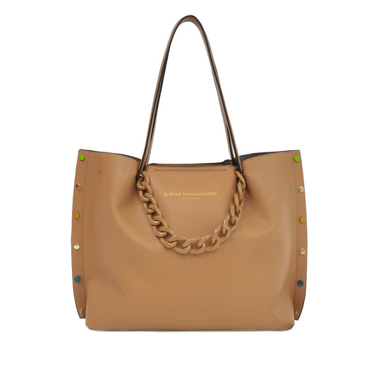 SHOPPER BRENDA CON BORCHIE COLORATE - LE PANDORINE