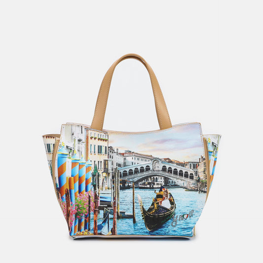 BORSA TOTE MEDIA - YNOT - STAMPA VENEZIA