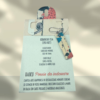 HAIKU ORECCHINI DI CARTA - LUMACA