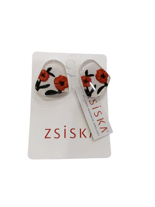 ZSISKA ORECCHINI BAILA ROSSO