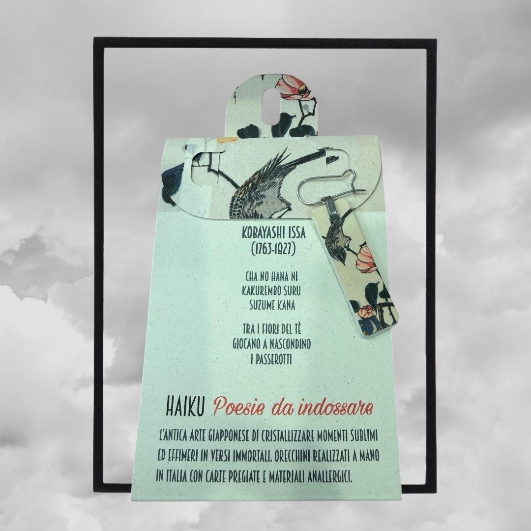 HAIKU ORECCHINI DI CARTA - PASSEROTTO