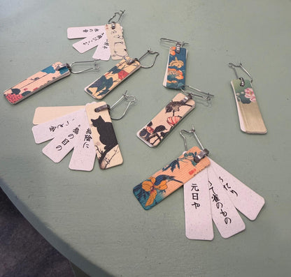 HAIKU ORECCHINI DI CARTA - NINFEA